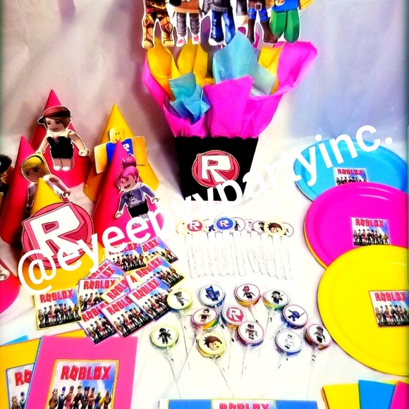 Roblox Girl Birthday Party Package - Picture 1 of 7